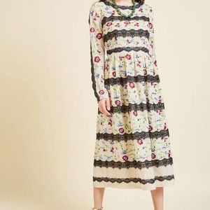 Modcloth Folklore Has it Midi Dress, XL, NWOT